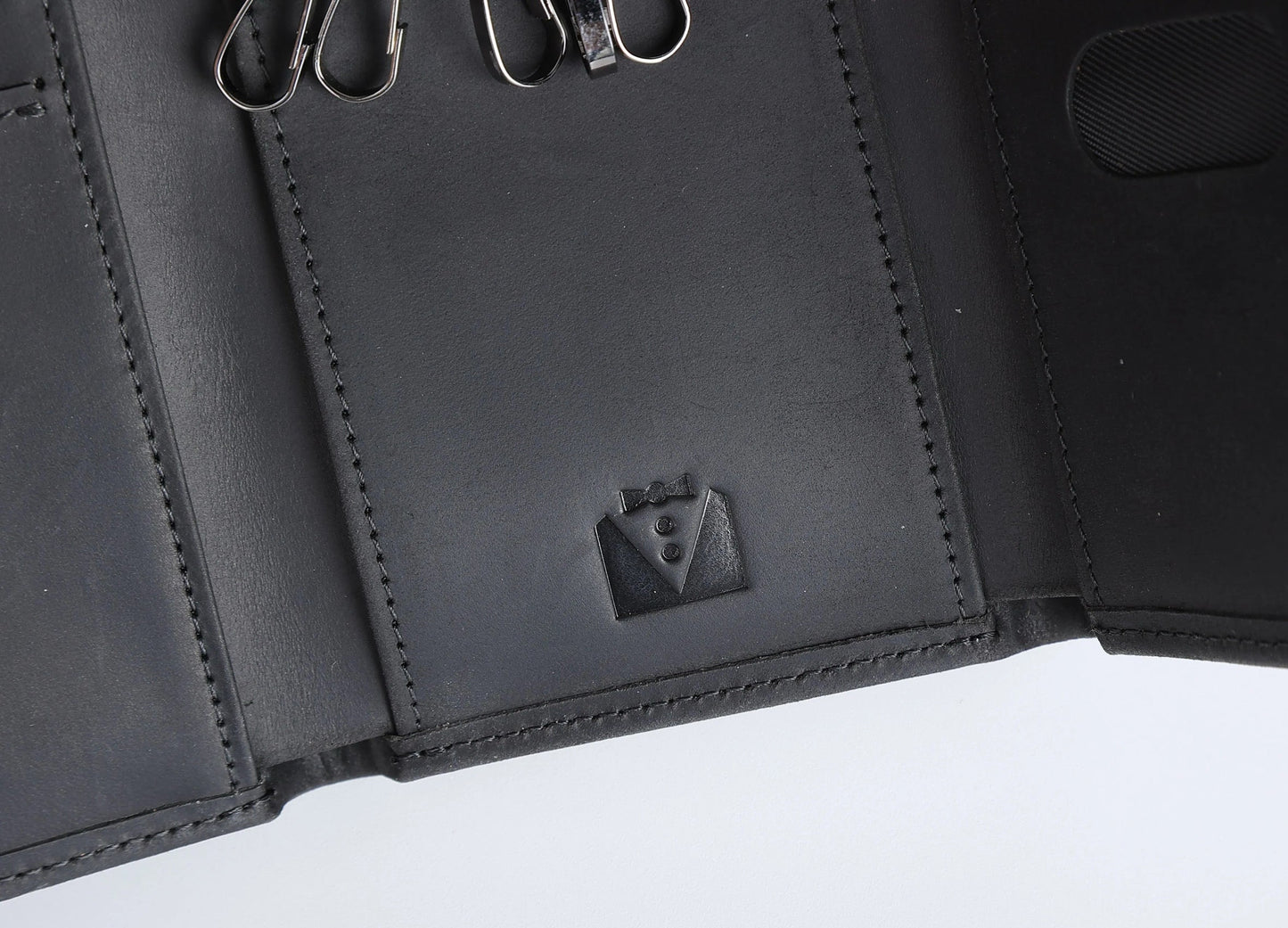 Pocketbutler - Wallet mit Schlüsselhalter (schwarz)