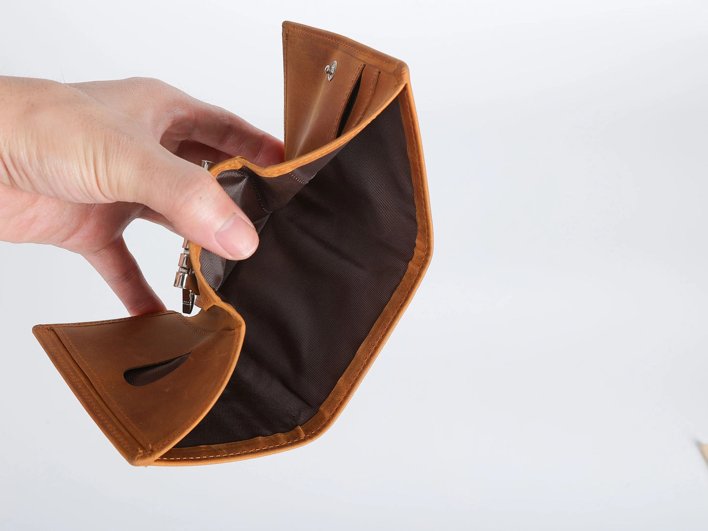 Pockerbutler - Wallet mit Schlüsselhalter (braun)