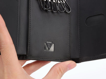 Pocketbutler - Wallet mit Schlüsselhalter (schwarz)