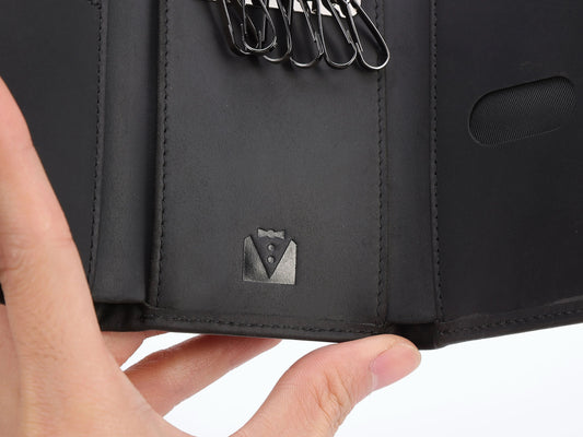 Pocketbutler - Wallet mit Schlüsselhalter (schwarz)