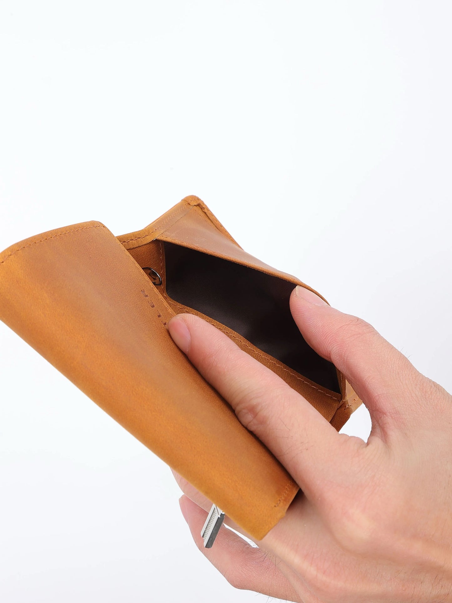 Pockerbutler - Wallet mit Schlüsselhalter (braun)