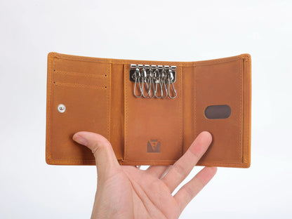 Pockerbutler - Wallet mit Schlüsselhalter (braun)